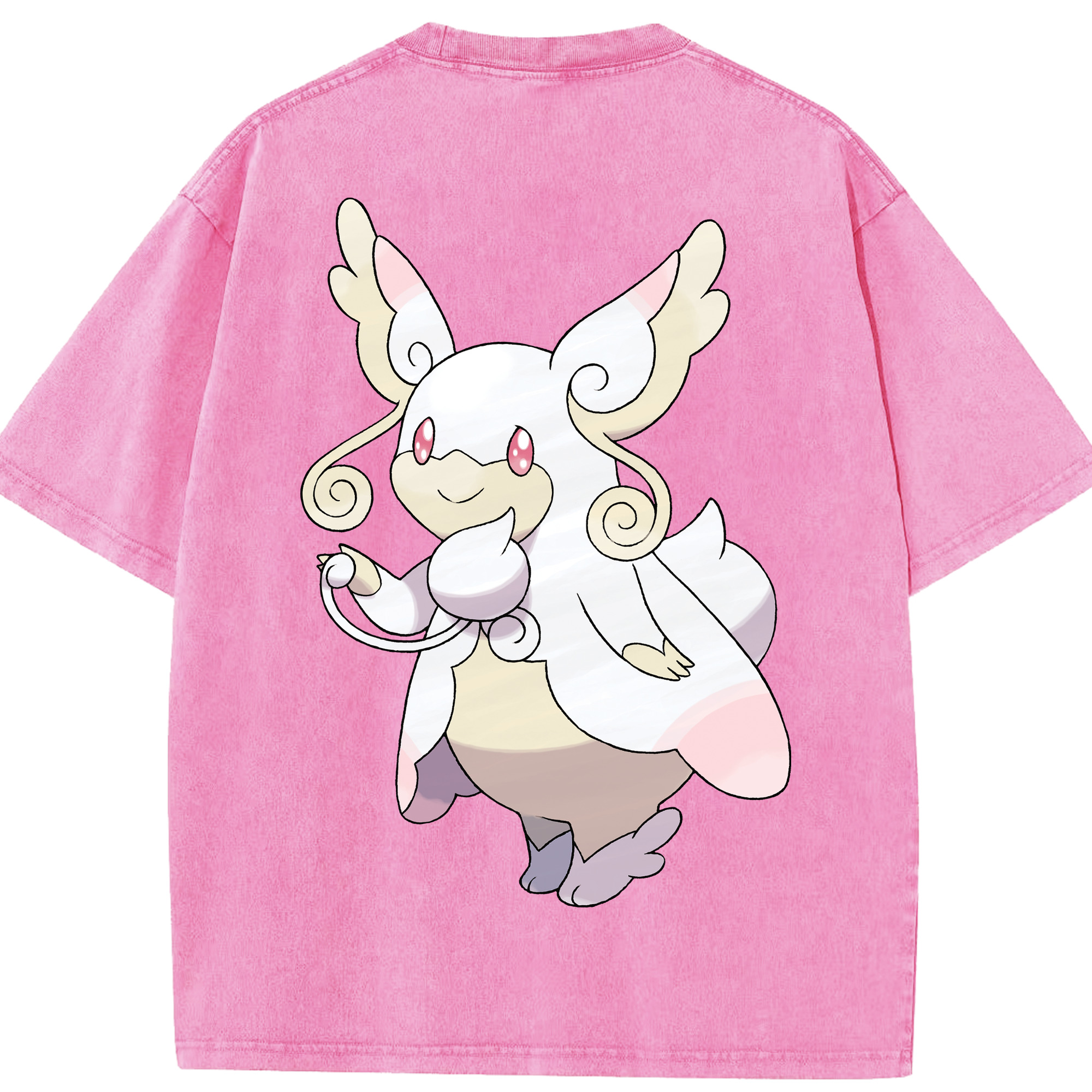 （画像用） ポケットモンスター Pokémon 綿100% ヴィンテージ風 半袖Tシャツ（背面プリント）